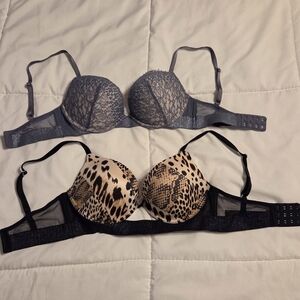 Pair Of Victorias Secret Push Up Bras 30D